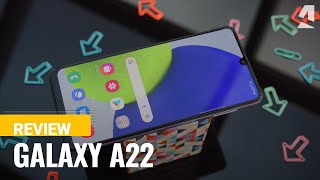 Samsung Galaxy A22 review [upl. by Adnouqal635]