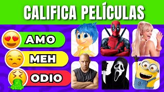 CALIFICA PELICULAS 🍿🎬 Tier List Películas Elige el nivel [upl. by Hui608]