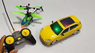 Remote control rc helicopter unboxing and Remote Control auto faction rc Racing Car Unboxing [upl. by Nylirret]