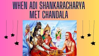 When Adi Shankaracharya Met Chandala  Lord Shiva and Shankaracharya Conversation [upl. by Aliehc]