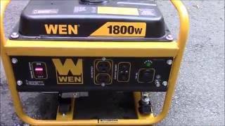 WEN 1800 Watt Generator 56180 [upl. by Sansen]