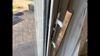 Replacing Patio Door Handle [upl. by Omer]