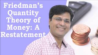 Friedman’s Quantity Theory of Money A Restatement in Hindi [upl. by Aicilaf]