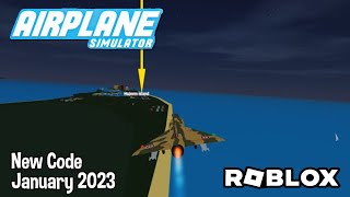 Roblox Airplane Simulator New Code January 2023 [upl. by Solis]