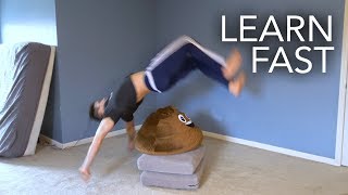 Learn How to Front Handspring Easy [upl. by Eul]