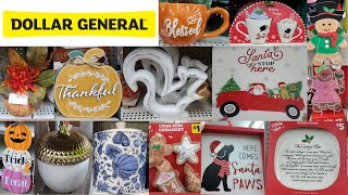 Dollar General  Fall Decor Sale Ends 98 Christmas Decor amp Ornaments [upl. by Kyre]