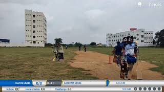 Live Cricket Match  ASIATIC LIONS vs SATHYAM STARS  08Dec24 1108 AM 20  BHAARATH PREMIER LEAG [upl. by Rosenkranz]