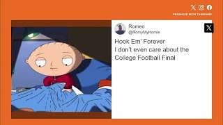 Social media reacts to College Football Playoff Semifinals [upl. by Yelsek834]