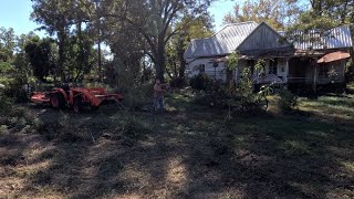 FALL YARD MOWING ON 140 YEAR OLD FARM [upl. by Warchaw]