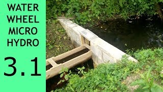 Part 31 of 10 Waterwheel Microhydro Creek Tour [upl. by Natanhoj451]