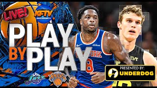 New York Knicks vs Utah Jazz PlayByPlay Live PART 1  112324 [upl. by Conyers313]