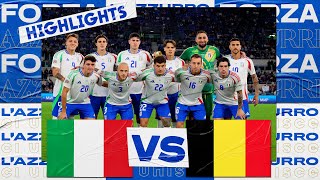 Highlights ItaliaBelgio 22  Nations League 202425 [upl. by Toombs]