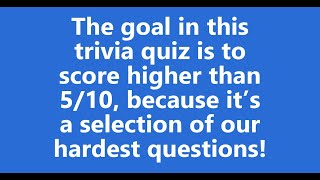 General Trivia Quiz [upl. by Alyks]