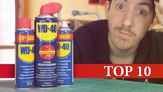 TOP 10 DES UTILISATIONS IMPROBABLES DU WD40 [upl. by Catherina]