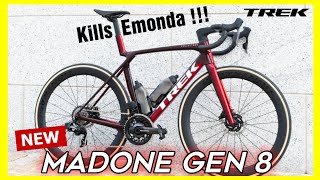 First look  Trek Madone gen 8  looks the same as gen 7 but its totally different [upl. by Llerdnod]