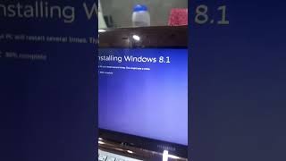 Installing Windows 81 cause why not windows windows8 netbook [upl. by Enilram757]