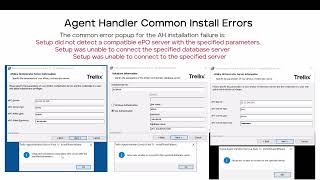 ePolicy Orchestrator  Onprem Agent Handler  Installation Troubleshooting [upl. by Sapowith215]