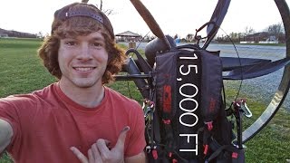 Flying To 15000 Feet On My Paramotor  Paravlog 12 [upl. by Feola612]