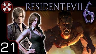 RESIDENT EVIL 6 ☣️ 21 • Zombie T Rex [upl. by Fritz]