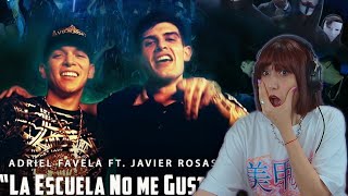 REACCIÓNAdriel Favela X Javier Rosas  La Escuela No Me Gustó Video Oficial [upl. by Lerraf]