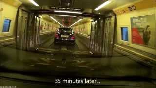 Driving the Channel Tunnel  Folkestone to Calais [upl. by Jacinthe]