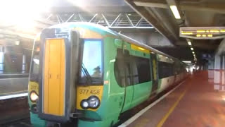 Trains at Gatwick Airport  5th September 2009 [upl. by Inafit]