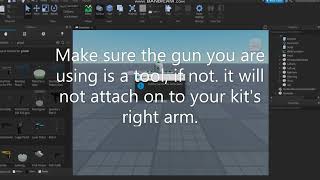 Tutorial How to make your own GunBot using my kit Roblox Studio [upl. by Mandych84]