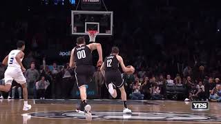 Rodions Kurucs Defense and Joe Harris GameWinner Nets  Hornets Clutch Play 271218 [upl. by Oneil]