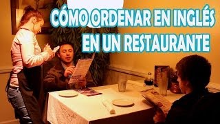 Cómo ordenar en un restaurante en inglés Comida bebidasservilletasetc [upl. by Dhar]