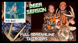 MISSOURI DEER HUNTING Rifle Season Heavy 9 Pointer Goes Down [upl. by Aikcir]