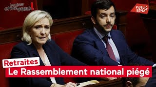 Abrogation de la réforme des retraites  le Rassemblement national piégé [upl. by Ronacin]