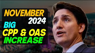 Canada Pension Increase Huge CPP amp OAS Payment Boost Coming December 2024 Don’t Miss This Retirees [upl. by Chane]