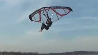 Flying a Kitewing on Whitmore Lake [upl. by Dennett889]