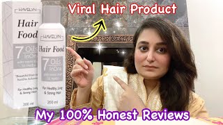 My 100 Honest Reviews About Viral Hair OilHavelyn Hair Food Hair Oil  Does this oil stop Hairfall [upl. by Orofselet490]