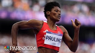 Marileidy Paulino LEADS THE PACK to win 400m in Olympic record  Paris Olympics  NBC Sports [upl. by Kcirdorb]