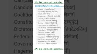 Some useful word meaning 🔥words explorepage mohitskillcenter reels viralpage shortfeed daily [upl. by Nohsid447]