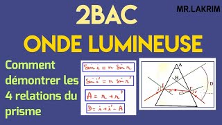 2BacOndes lumineuses Equations du prisme [upl. by Balfour185]