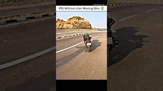 Without rider Moving Bike R15 ghost ridershortsr15ghostridewheelieviral [upl. by Hceicjow]