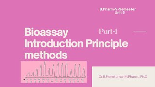 BioassayPrincipleMethodsGradedQuantalBioassayPart1 [upl. by Aiciruam259]