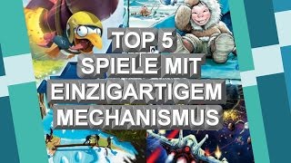 Top 5 Brettspiele mit einzigartigen Mechanismen [upl. by Natsrik608]