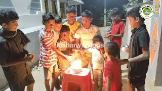 maa veedhilo viraat kohli birth day celebrations chesina pillalu keku kosi sandadi cheshaaru [upl. by Kiki]