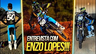 ENZO LOPES fala sobre a STAR RACING e a temporada 2024 do SUPERCROSS [upl. by Esojnauj]