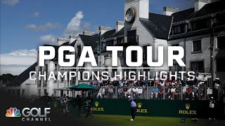 PGA Tour Champions Highlights The Senior Open Championship 2024 Round 3  Golf Channel [upl. by Eifos696]