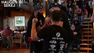 BERSERKER ARMWRESTLING  Odd HAUGEN VS Stefan SEKEJ  Rightarm Supermatch [upl. by Ambert]