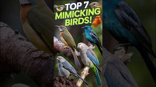 Top 7 Mimicking Birds naturelovers facts mimicking birds knowledge animals wildlife nature [upl. by Elime]