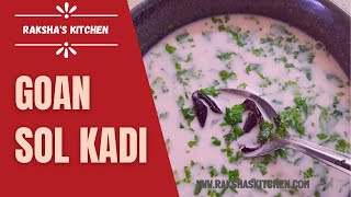 Goan Sol Kadi  Goan Kokum Kadhi  Easy Sol Kadi With Coconut  Best Sol kadhi  Rakshas Kitchen [upl. by Assed]