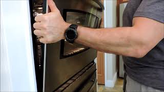 How To Remove and Reinstall Oven Door Easy [upl. by Olgnaed]