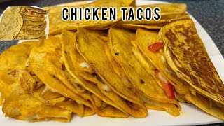 Chicken tacos recipe  How to make chicken tacos  Mini tacos bites recipe for iftar  AampScooking [upl. by Oznola]