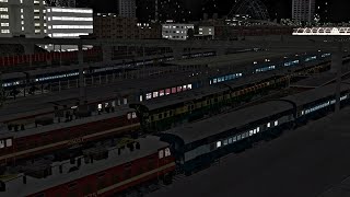 Howrah  Puri GARIBRATH Express  Departing From Howrah  SRC WAP4 Night Action In MSTS [upl. by Bodkin549]