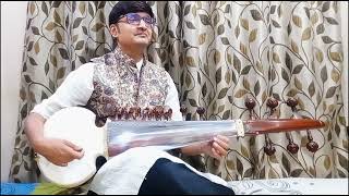 Aye Re Chute Aye Pujor Gondho Eseche  Antara Chowdhury Salil Chowdhury  Arko Sen Sarod Cover [upl. by Ogilvie]